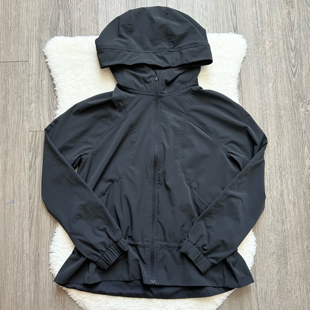 Lululemon Pack It Up Black Hooded Jacket
